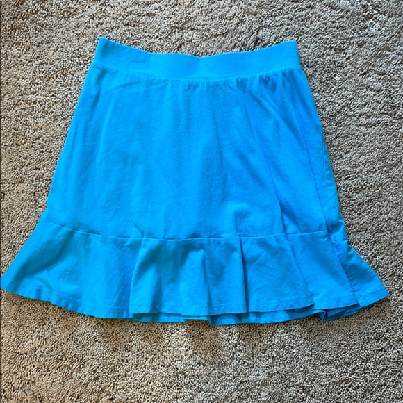 Lands' End Vibrant Blue Mini Skirt - Picture 1 of 4